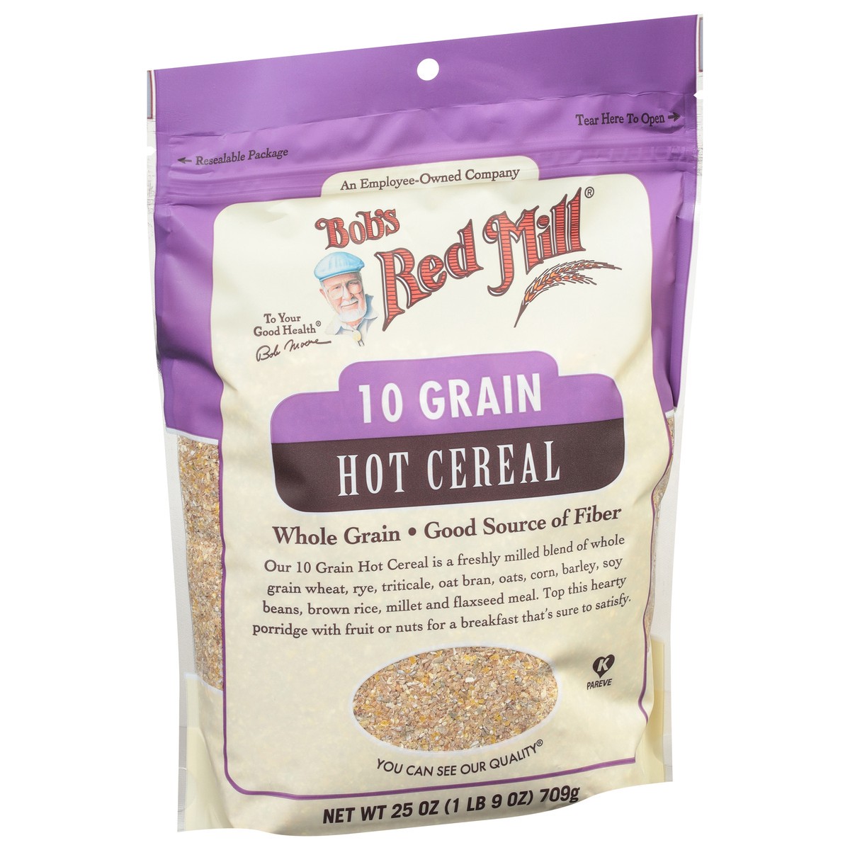 slide 8 of 9, Bob's Red Mill 10 Grain Hot Cereal 25 oz, 25 oz