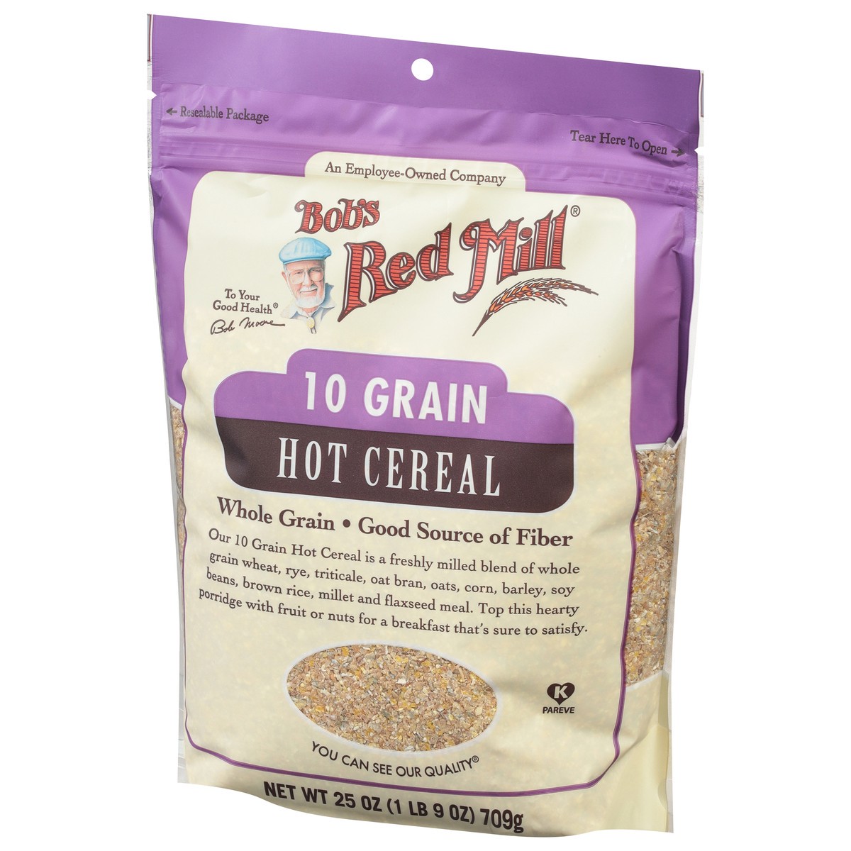 slide 3 of 9, Bob's Red Mill 10 Grain Hot Cereal 25 oz, 25 oz