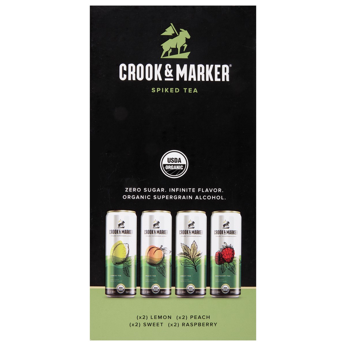 slide 2 of 9, Crook & Marker Spiked Tea Variety, 92 fl oz