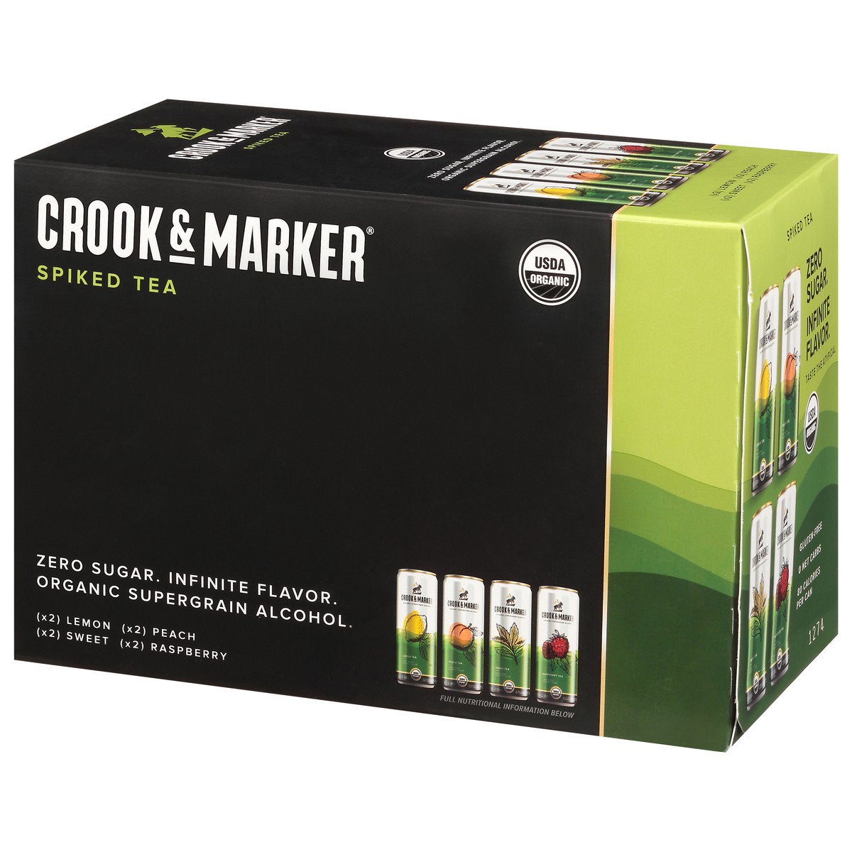 slide 3 of 9, Crook & Marker Spiked Tea Variety, 92 fl oz