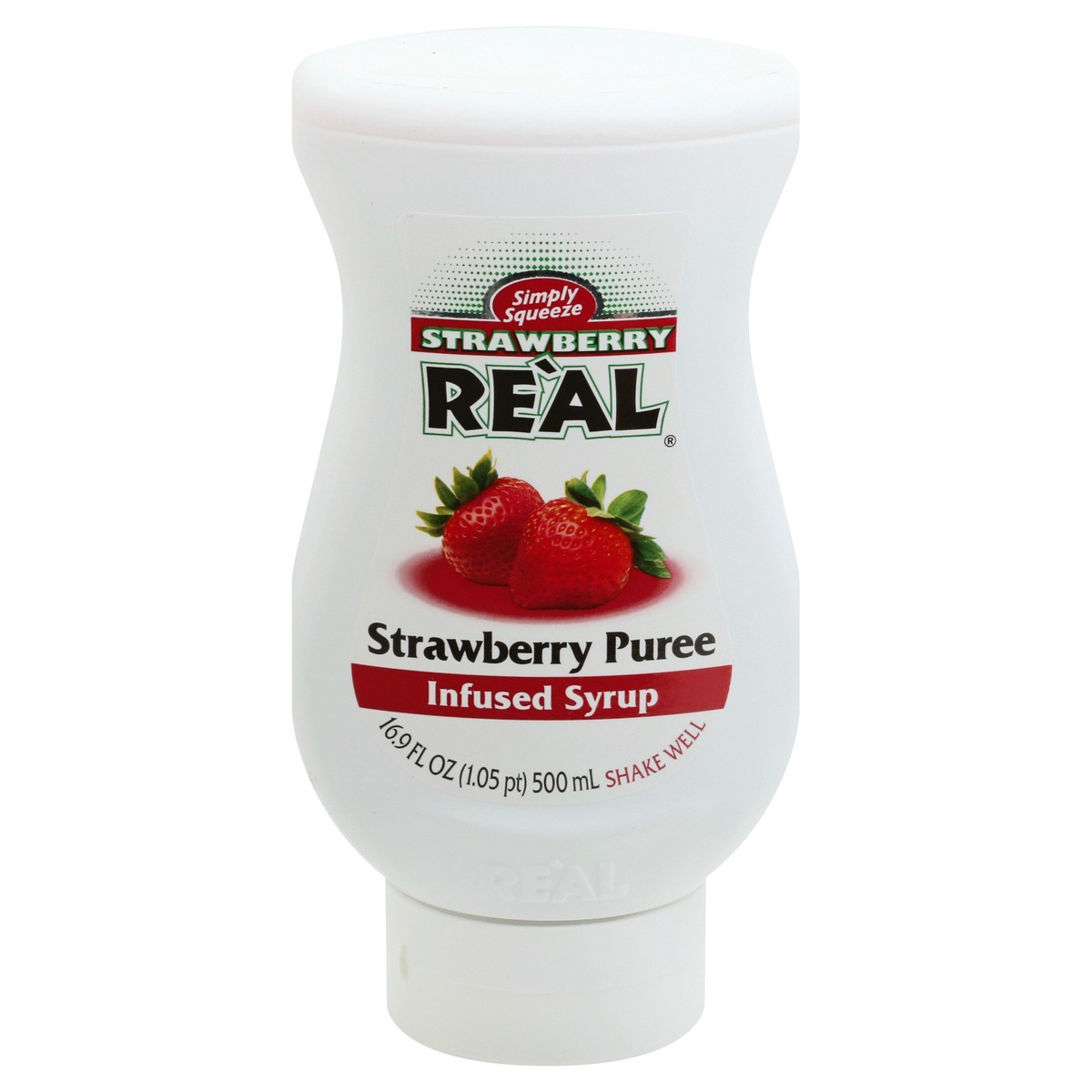 slide 1 of 1, Real Infused Strawberry Puree Syrup 16.9 oz, 16.9 fl oz