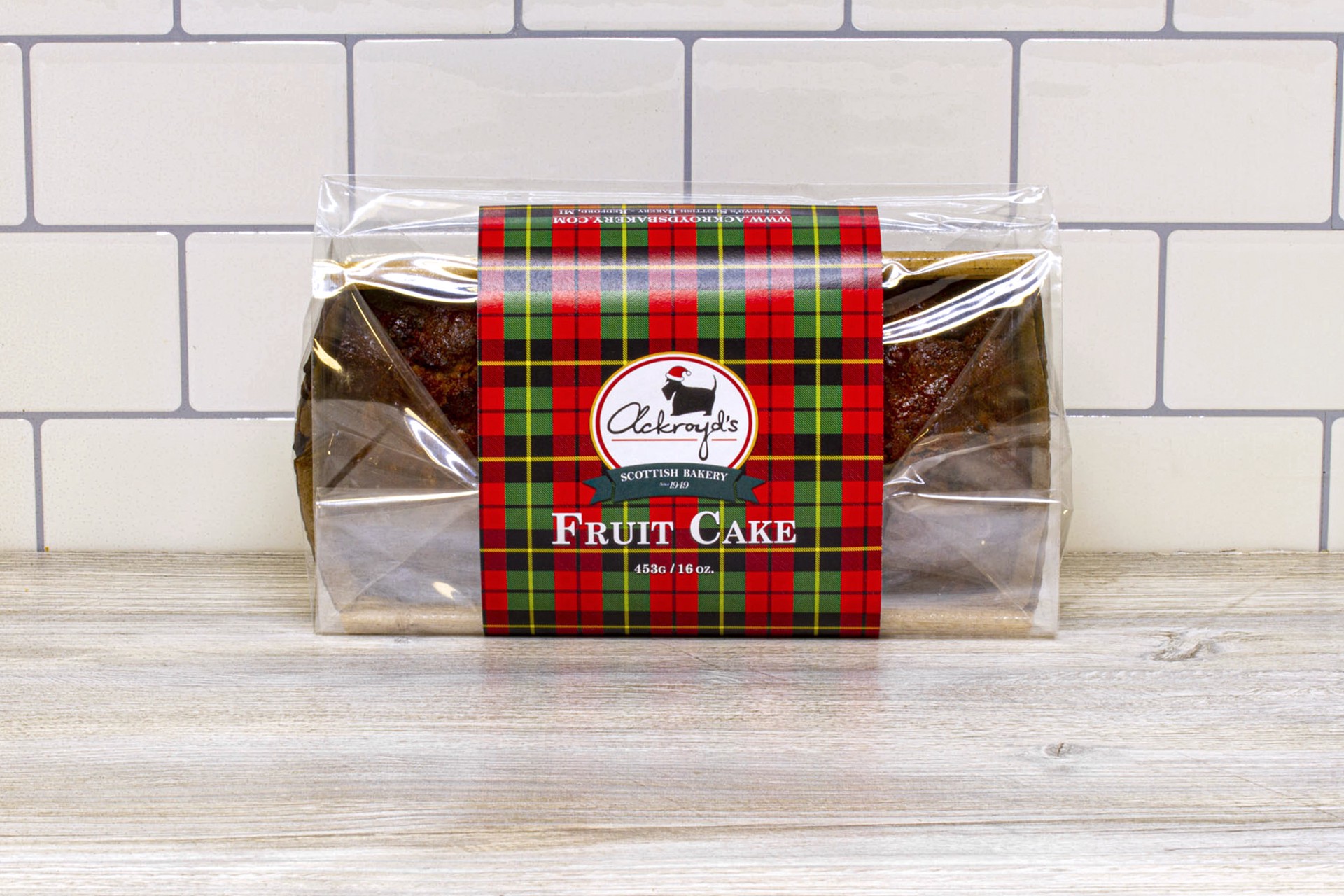 slide 1 of 1, Ackroyds Fruitcake 16Oz, 1 ct