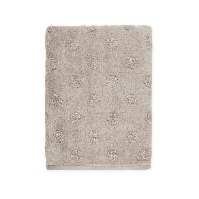 slide 1 of 1, Winter Wonderland Holiday Dots Bath Towel - Nickel, 1 ct