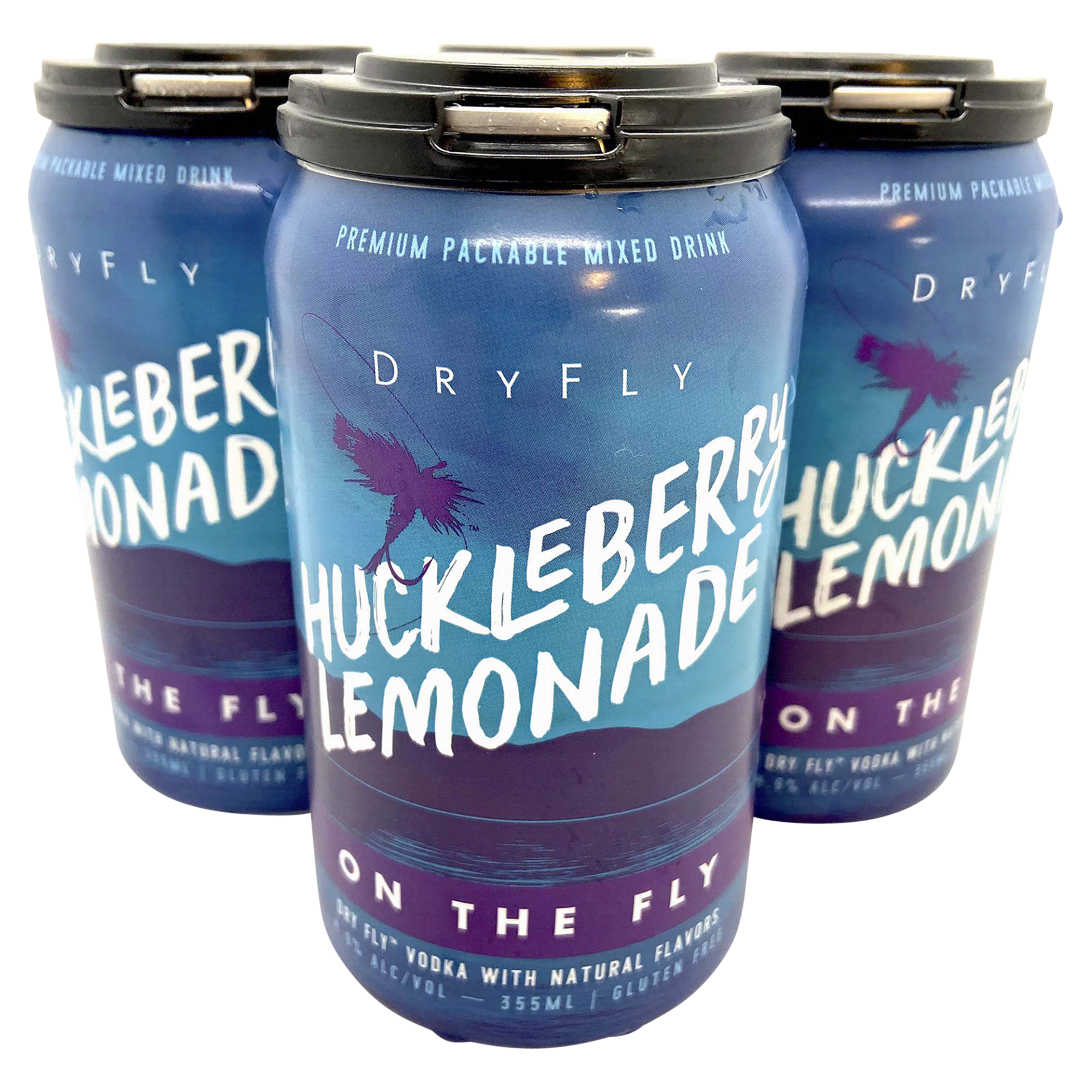 slide 1 of 1, Dry Fly Distilling On The Fly Huckleberry Lemonade, 48 fl oz