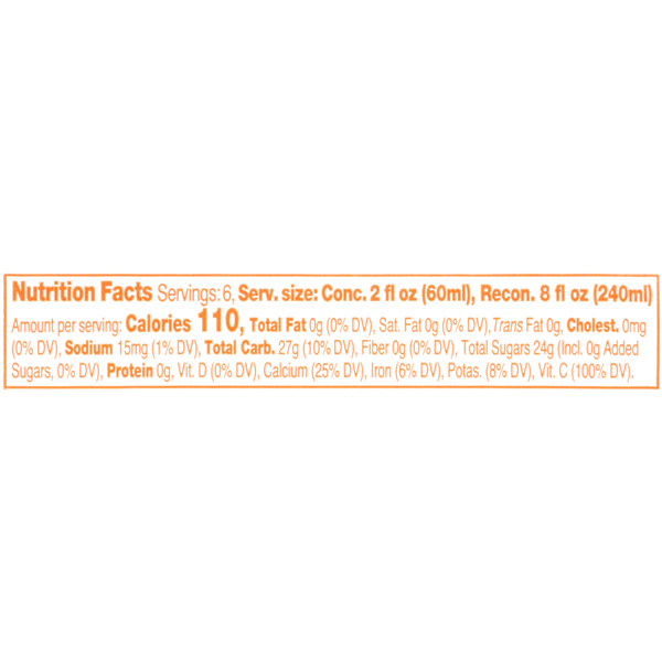 slide 3 of 13, Old Orchard 100% Orange with Calcium Frozen Concentrate 12 fl. oz. Canister, 12 fl oz