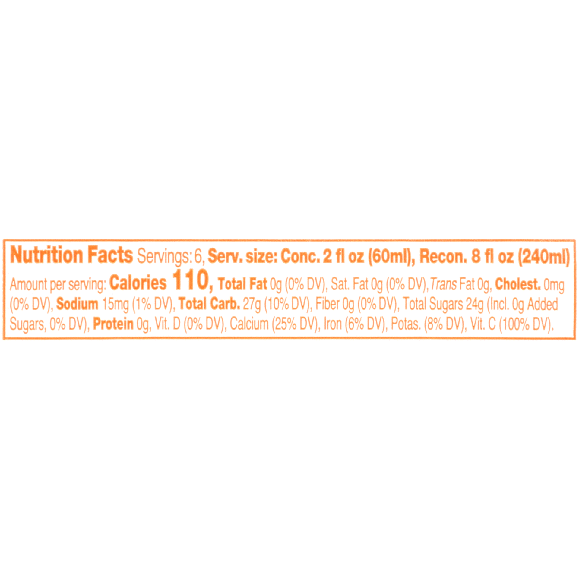 slide 5 of 13, Old Orchard 100% Orange with Calcium Frozen Concentrate 12 fl. oz. Canister, 12 fl oz