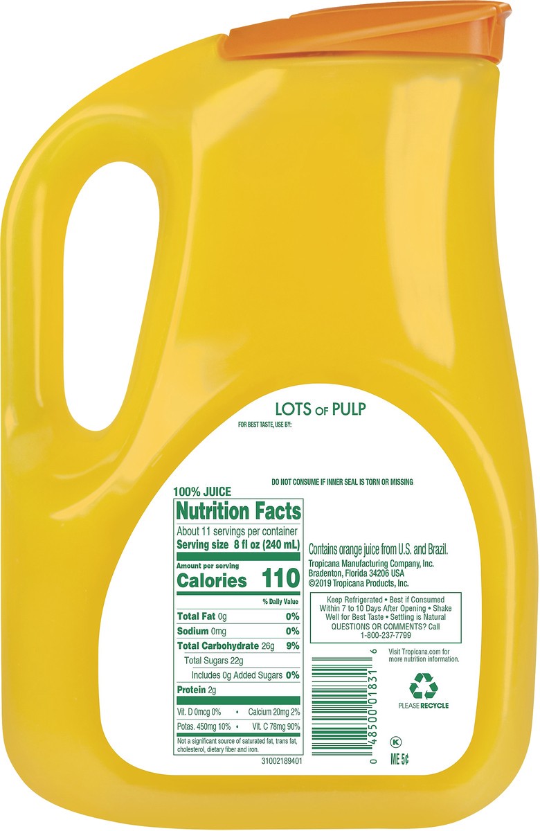 slide 7 of 7, Tropicana Pure Premium Grovestand 100% Orange Juice - 89 fl oz, 89 fl oz