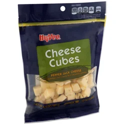 Hy-vee Pepper Jack Monterey Jack Cheese Cubes With Jalapeno Peppers - 42 ct; 6.4 oz