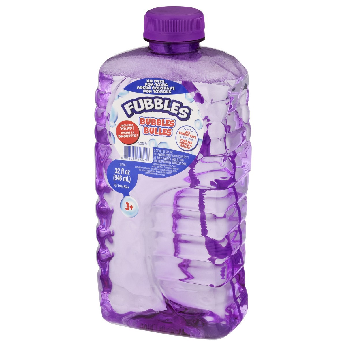slide 2 of 11, Fubbles 3+ Bubbles 32 fl oz, 32 fl oz