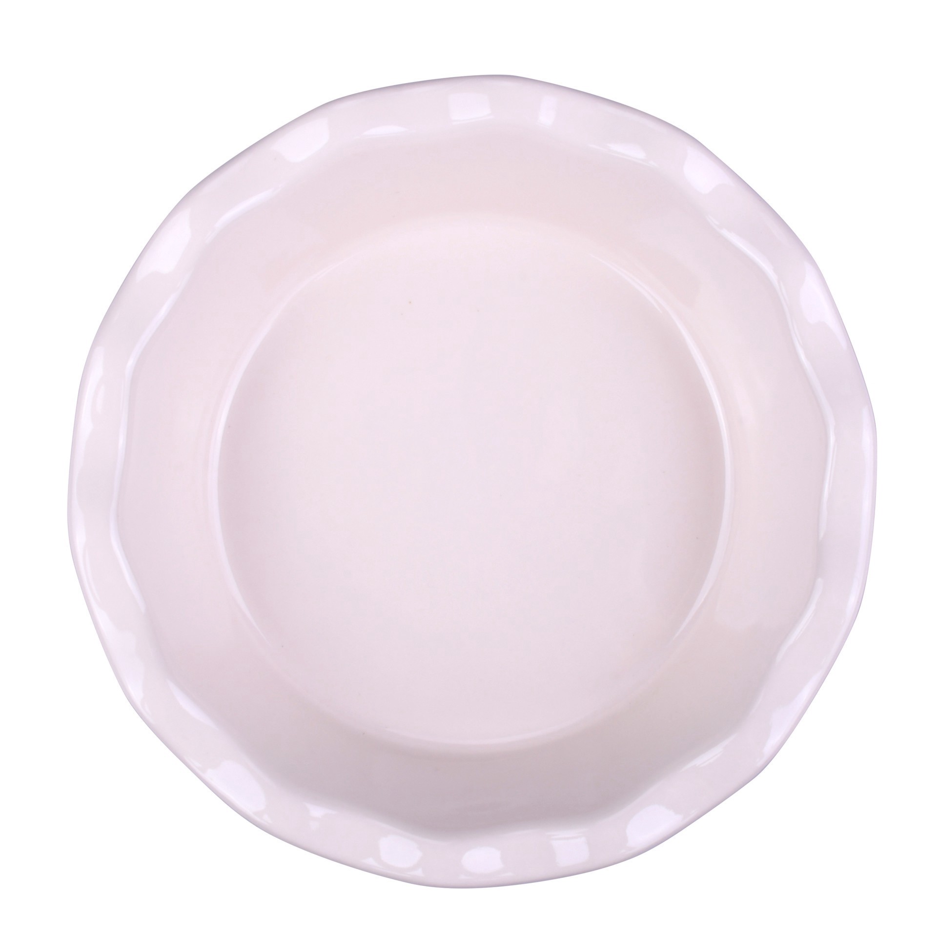 slide 4 of 4, 6" Mini Cream Ceramic Pie Plate By Makery, 6 in