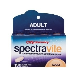 slide 1 of 1, CVS Health Spectravite Adult Multivitamin Tablets, 130 ct