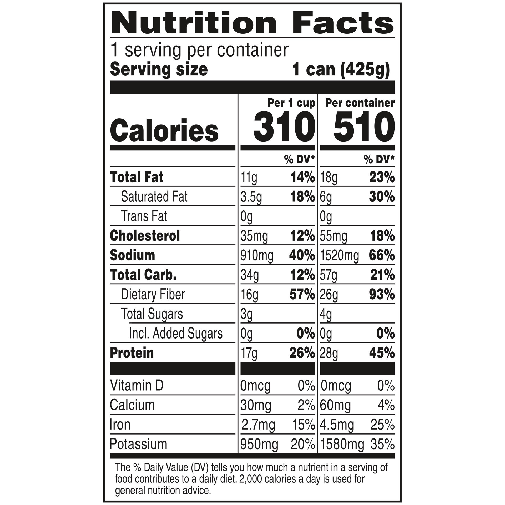 slide 5 of 5, Dennison's Original Chili Con Carne with Beans, 26g Protein Per Serving, 15 oz. Can, 15 oz