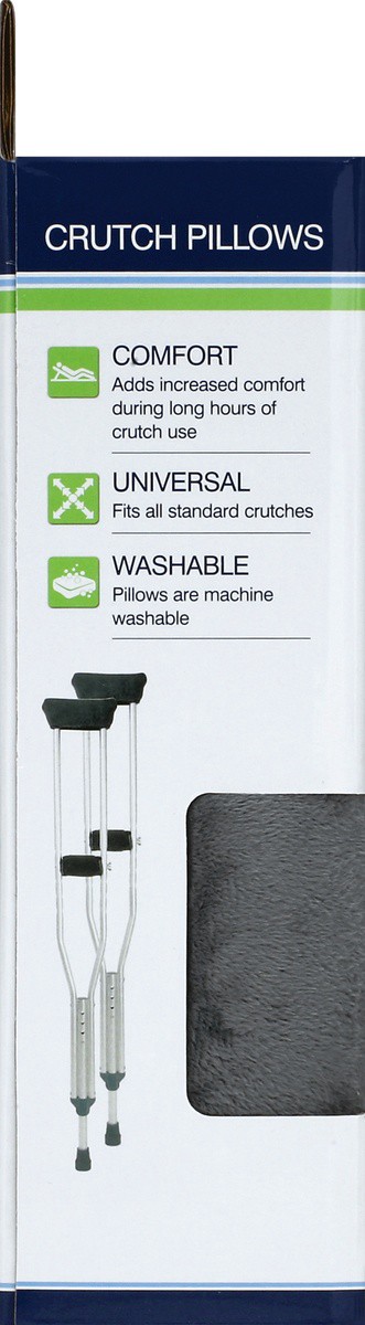 slide 2 of 4, Drive Medical Crutch Pillows Grey - Each, 