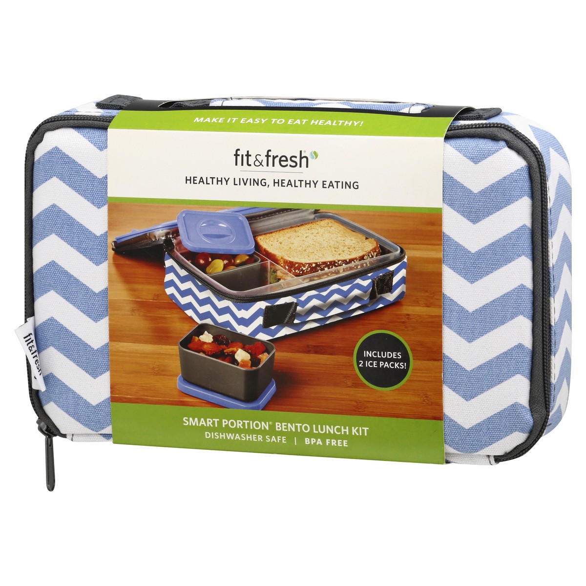 slide 5 of 11, Fit & Fresh Smart Portion Bento Lunch Kit, 1 ct