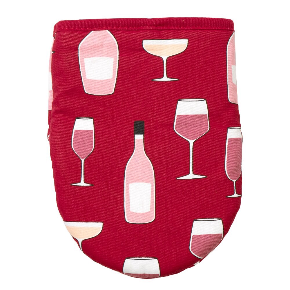 slide 4 of 4, Everyday Living Grabber Oven Mitt - Wine, 1 ct