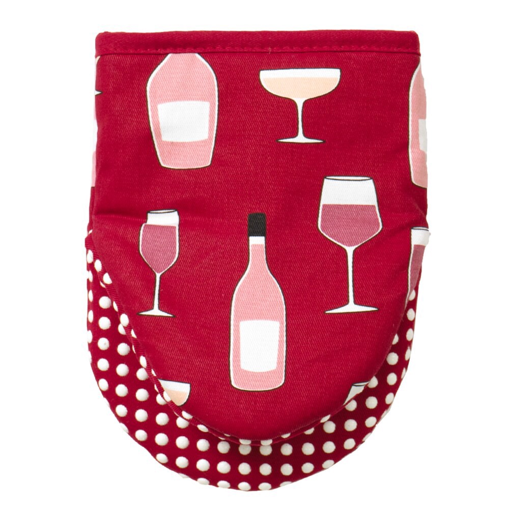 slide 2 of 4, Everyday Living Grabber Oven Mitt - Wine, 1 ct