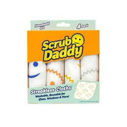 Scrub Daddy Streakless Cloths - 4 ea