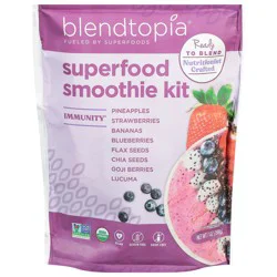 Blendtopia Organic Gluten Free Vegan Immunity Superfood Smoothie Kit 7 oz