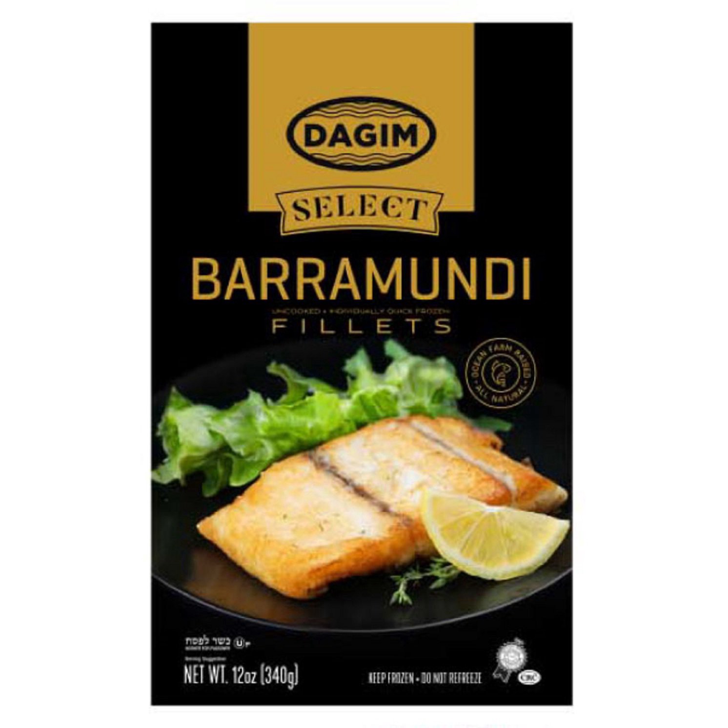 slide 1 of 1, Dagim Barramundi Fillets - 12 Oz, 12 oz