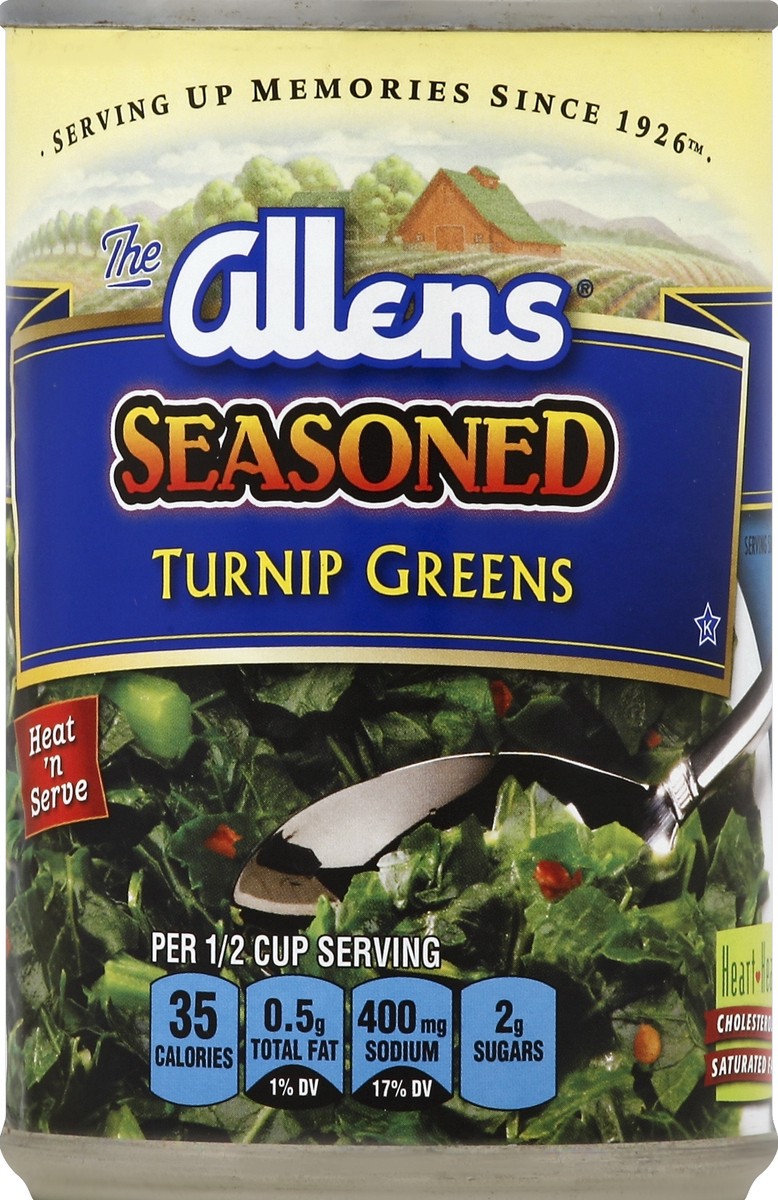Allens Seasoned Turnip Greens 14 oz Shipt