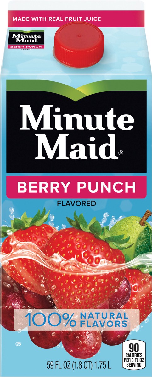 slide 9 of 9, Minute Maid Berry Punch Flavored Fruit Juice, 59 fl oz, 59 fl oz