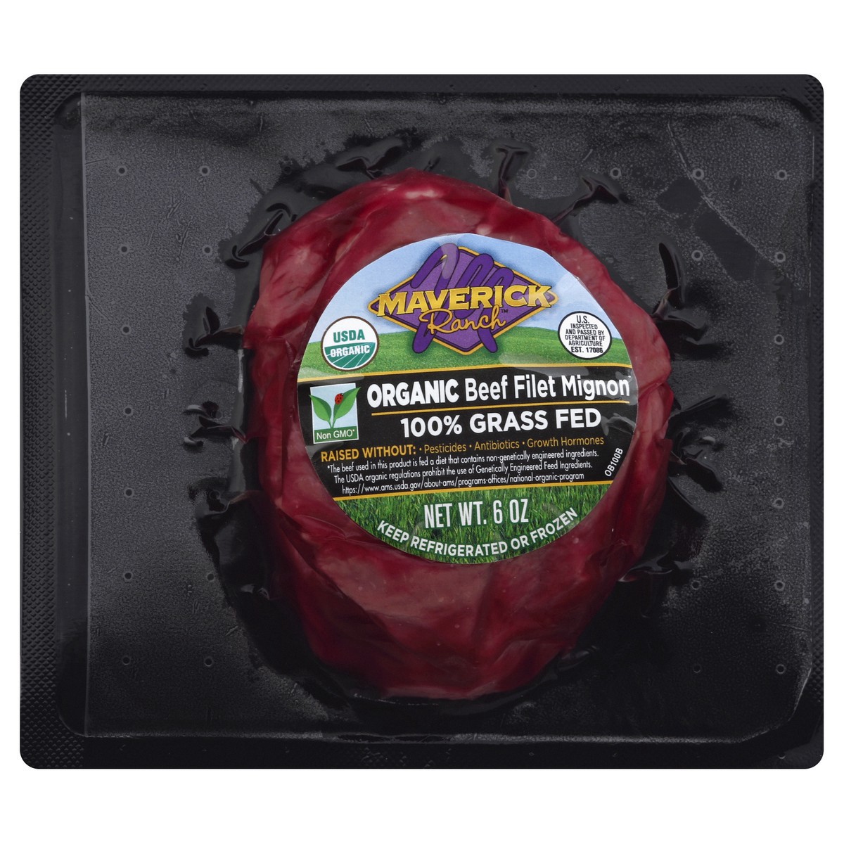 slide 2 of 6, Maverick Ranch Beef, Organic, Filet Mignon, 6 oz