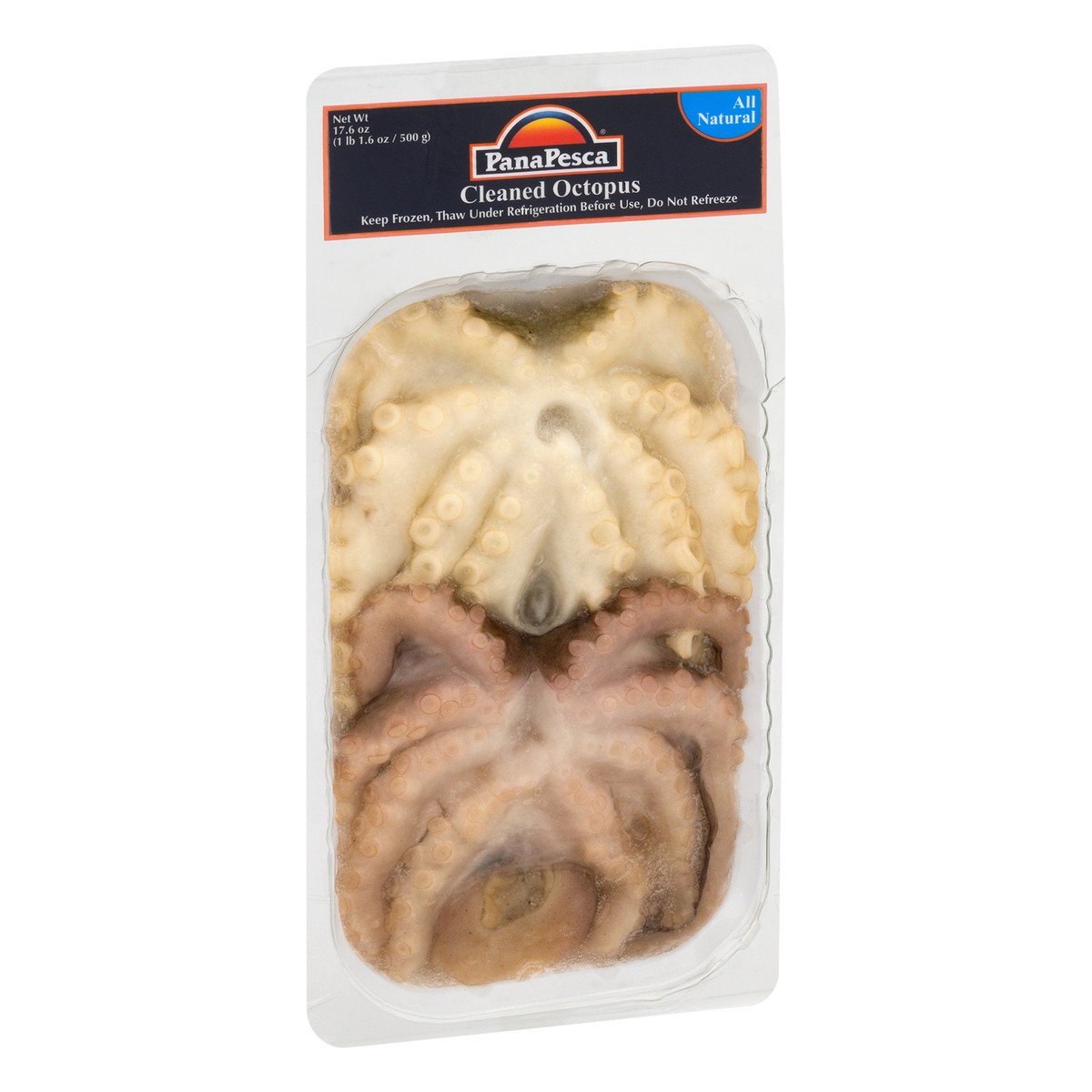 slide 2 of 10, PanaPesca Whole Cleaned Octopus Skin Pack, 1.1 lb