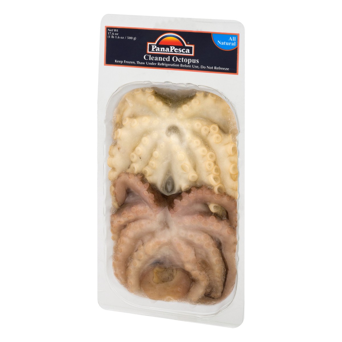 slide 3 of 10, PanaPesca Whole Cleaned Octopus Skin Pack, 1.1 lb