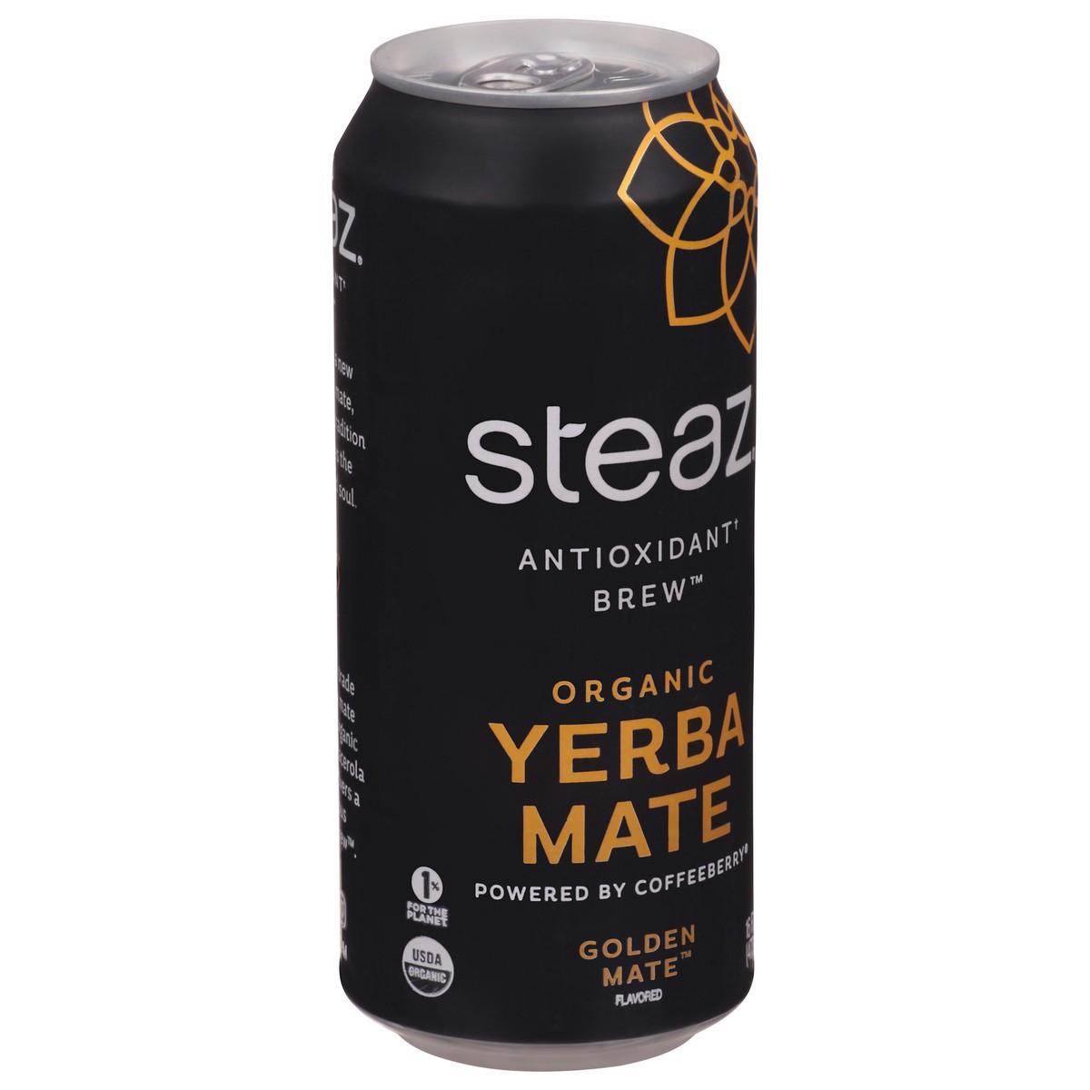 slide 14 of 14, Steaz Organic Yerba Mate Golden Mate - 16 fl oz, 16 fl oz