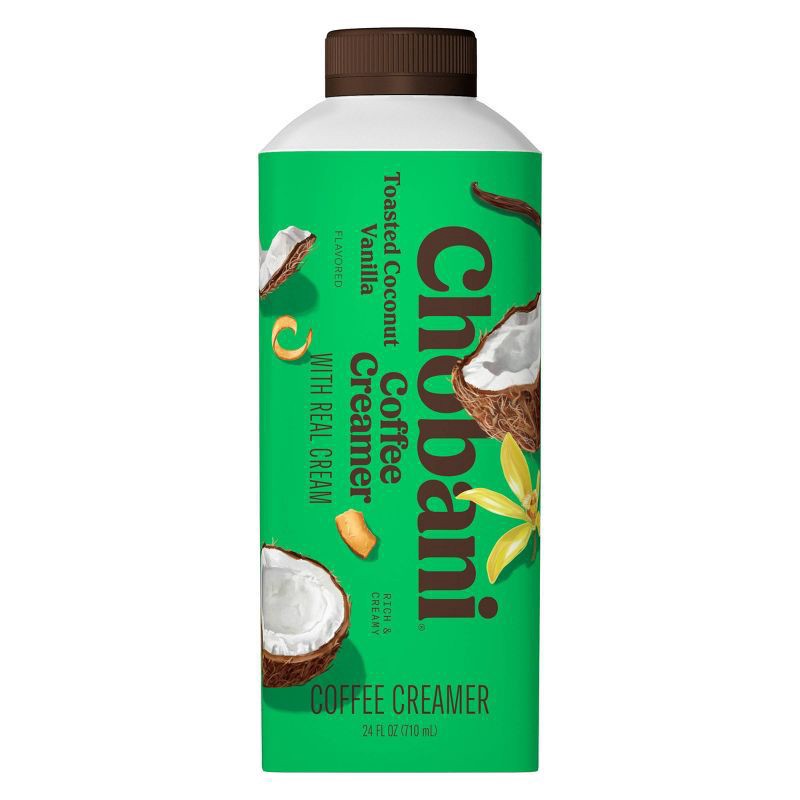 slide 1 of 1, Chobani Coffee Creamer Toasted Coconut Vanilla 24 fl oz, 24 fl oz