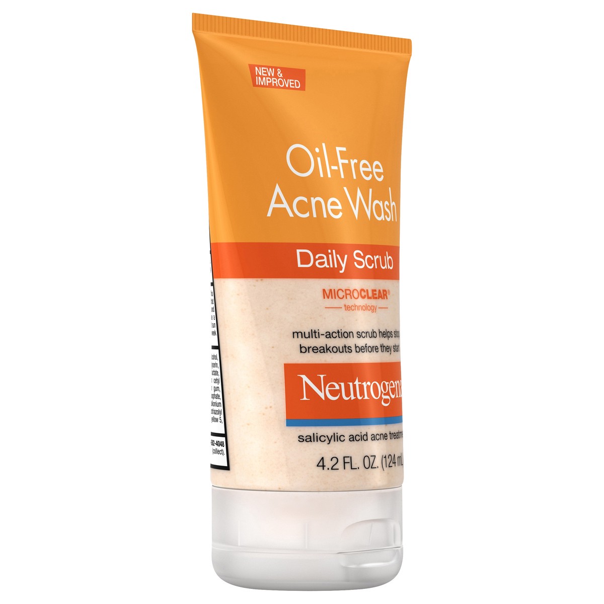 slide 7 of 7, Neutrogena Oil-Free Acne Face Scrub, 2% Salicylic Acid Acne Treatment Medicine, Daily Face Wash to help Prevent Breakouts, Oil Free Exfoliating Facial Cleanser for Acne-Prone Skin, 4.2 fl. oz, 4.20 fl oz