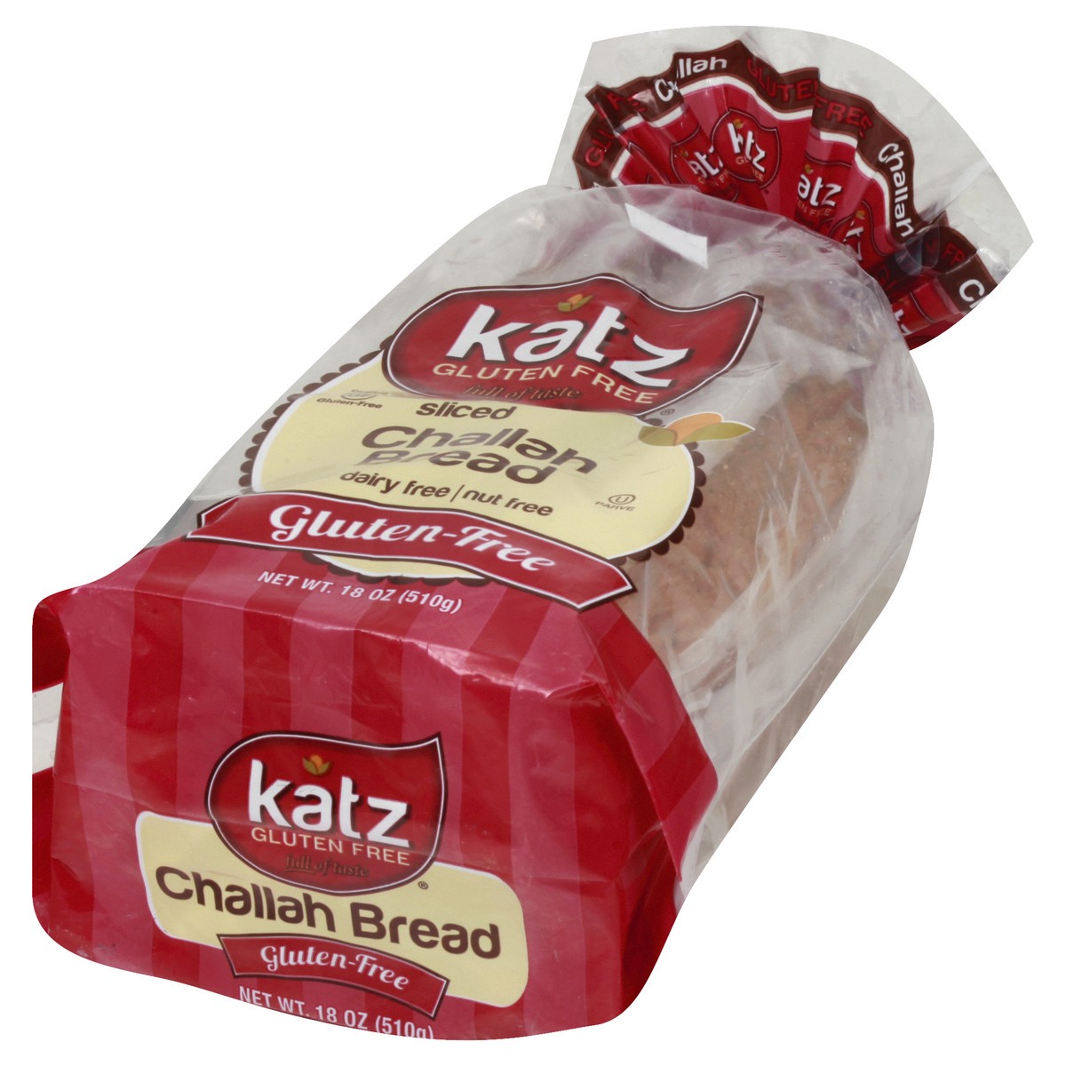 slide 9 of 13, Katz Gluten Free Sliced Challah Bread 18 oz, 18 oz