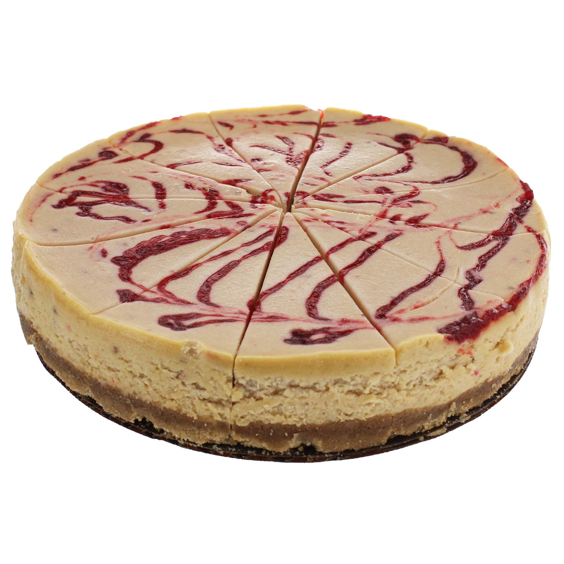 slide 1 of 1, H-E-B Bakery Strawberries & Cream Cheesecake, 8 in