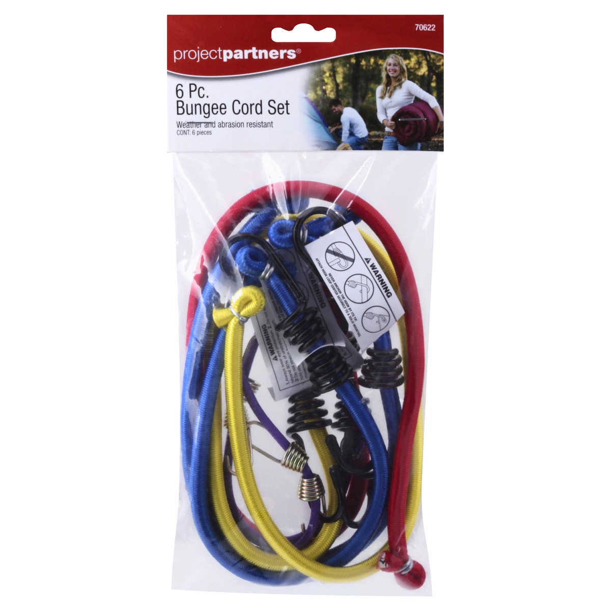 slide 3 of 9, Project Partners Bungee Cord Set, 6 ct