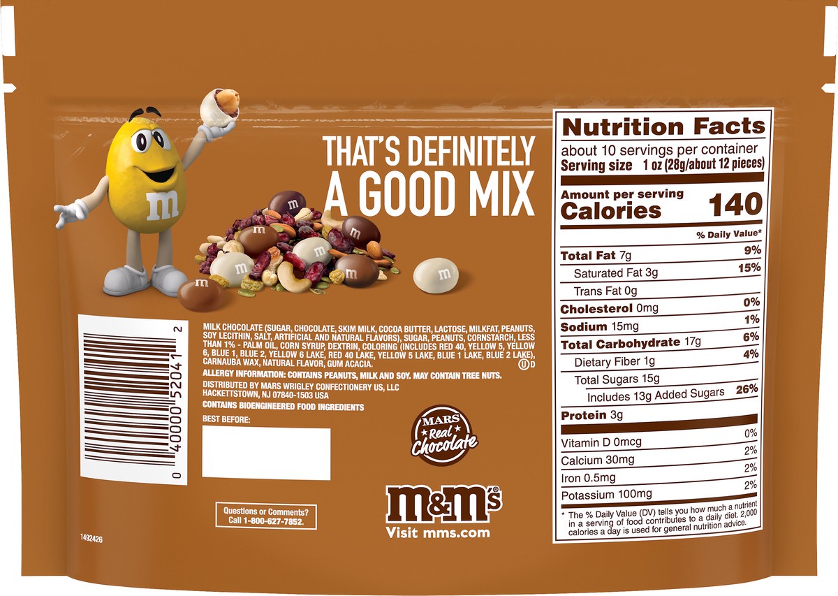 slide 6 of 7, M&M's Coffee Nut Peanut Chocolate Candy Sharing Size 9.6-Ounce Bag, 9.6 oz