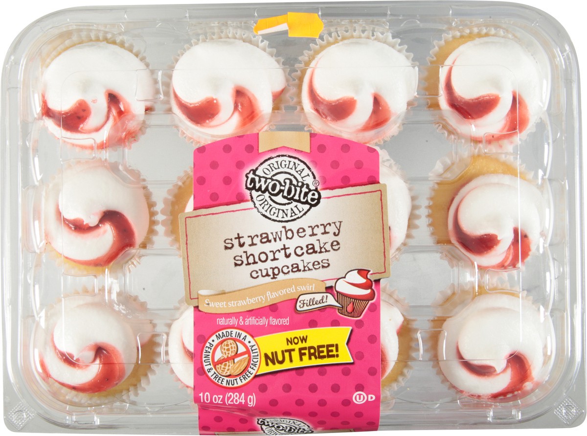 slide 14 of 14, two-bite Strawberry Shortcake Cupcakes 10 oz, 10 oz