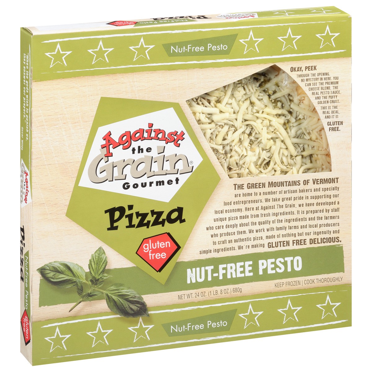 slide 2 of 14, Against The Grain Gluten Free Pizza Pesto, 24 oz