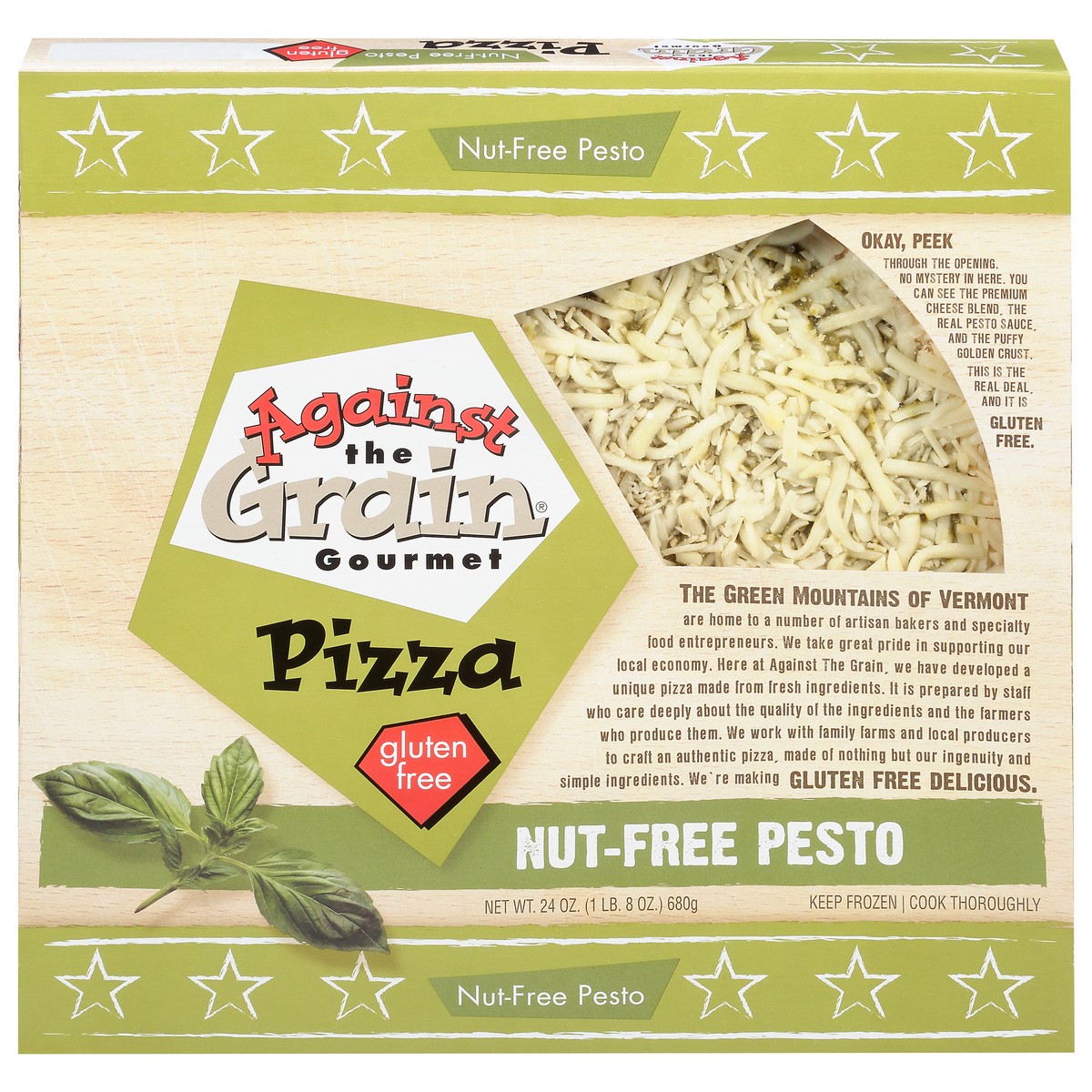 slide 1 of 14, Against The Grain Gluten Free Pizza Pesto, 24 oz