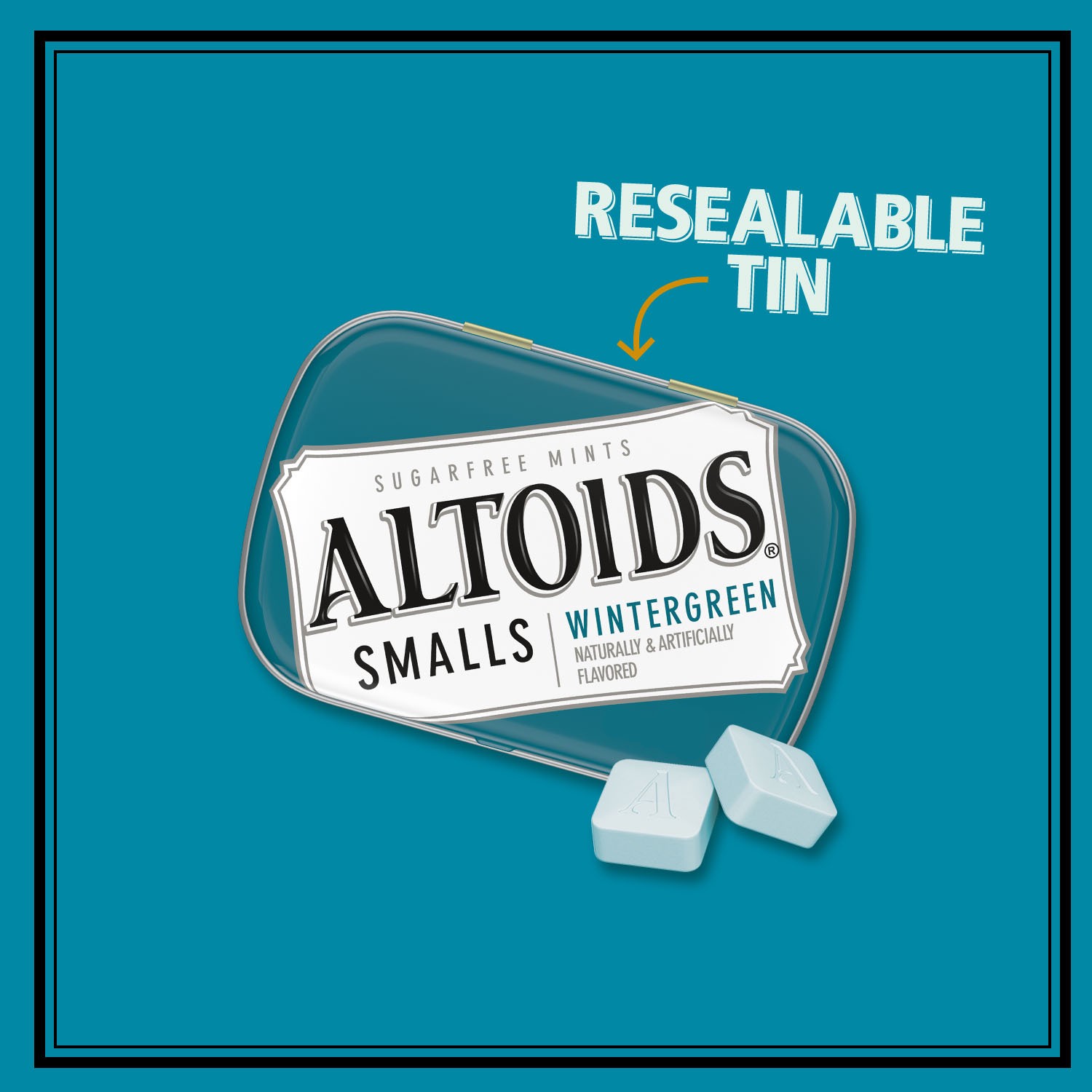 slide 5 of 8, ALTOIDS Smalls Wintergreen Sugar Free Breath Mints, Single Pack, 0.37 oz, 50 ct