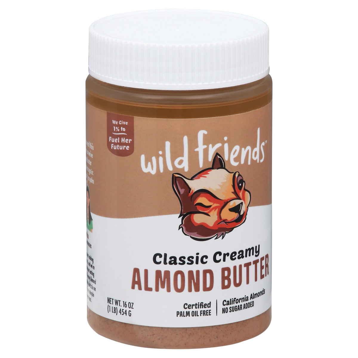 slide 9 of 9, Wild Friends Classic Creamy Almond Butter 16 oz, 16 oz