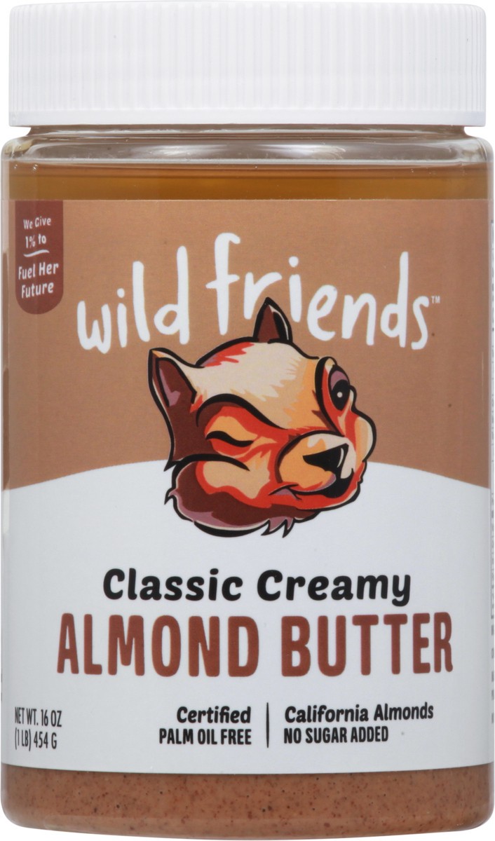 slide 8 of 9, Wild Friends Classic Creamy Almond Butter 16 oz, 16 oz