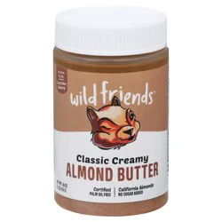 Wild Friends Classic Creamy Almond Butter 16 oz