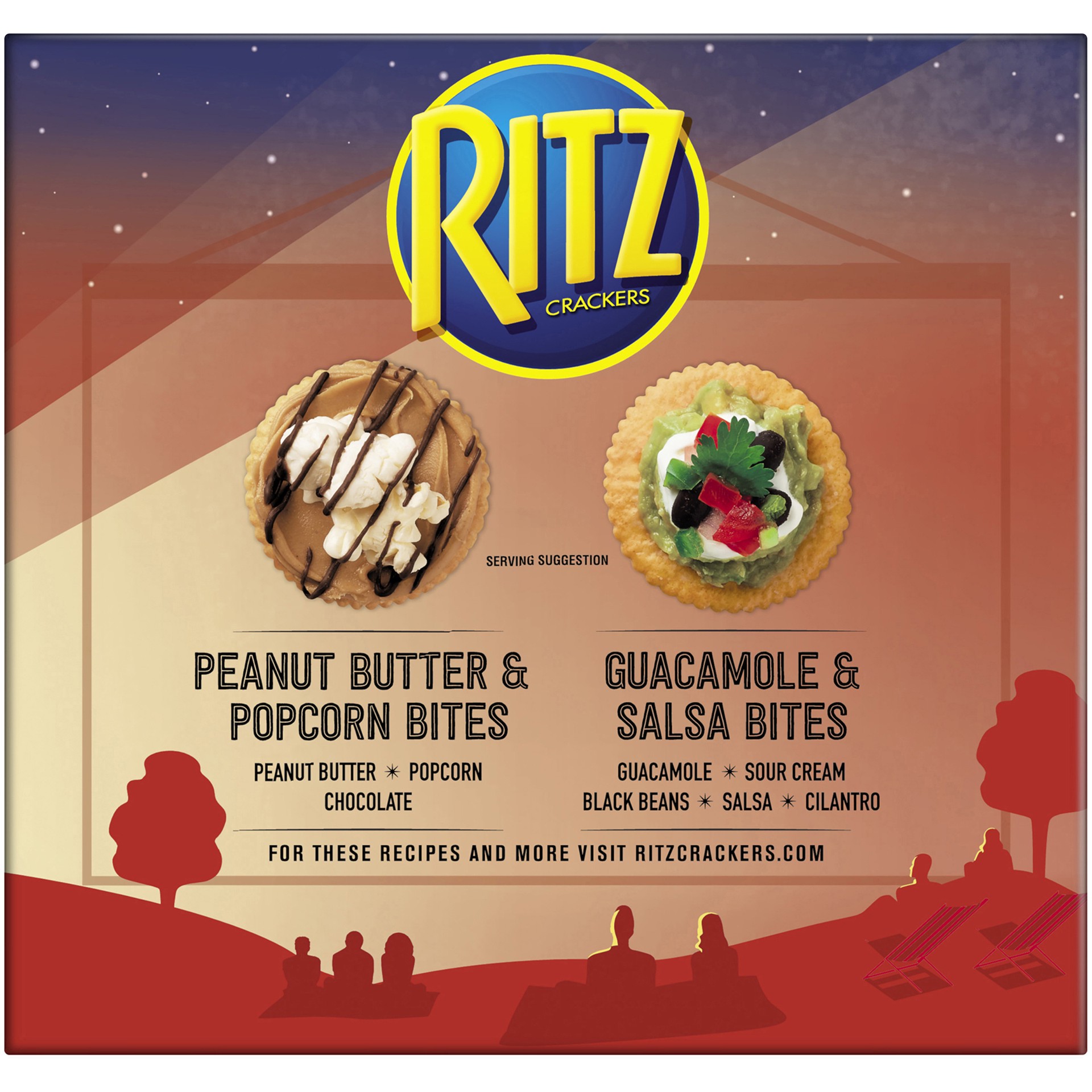 slide 3 of 5, RITZ Crackers, Original Flavor, Summer Edition, 1 Box (13.7 oz.), 1.01 lb