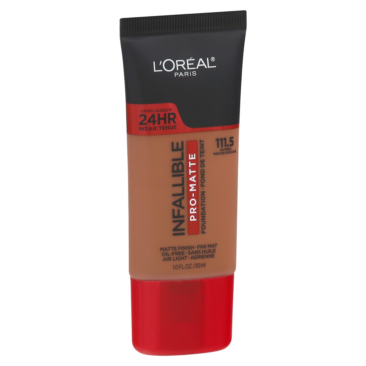 slide 10 of 11, L'Oréal Infallible Nutmeg 111.5 Pro-Matte Foundation 1.0 fl oz, 1 oz