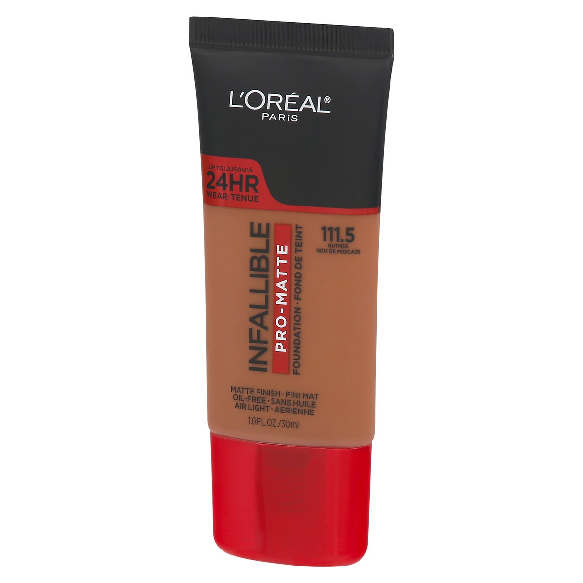 slide 4 of 11, L'Oréal Infallible Nutmeg 111.5 Pro-Matte Foundation 1.0 fl oz, 1 oz