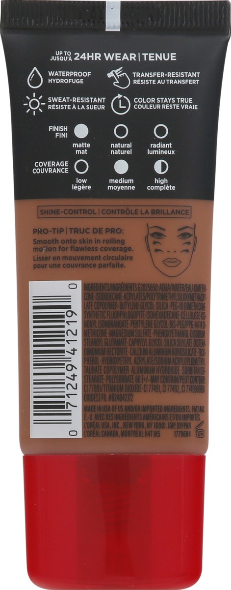 slide 3 of 11, L'Oréal Infallible Nutmeg 111.5 Pro-Matte Foundation 1.0 fl oz, 1 oz