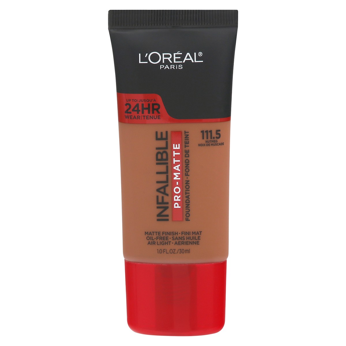 slide 1 of 11, L'Oréal Infallible Nutmeg 111.5 Pro-Matte Foundation 1.0 fl oz, 1 oz