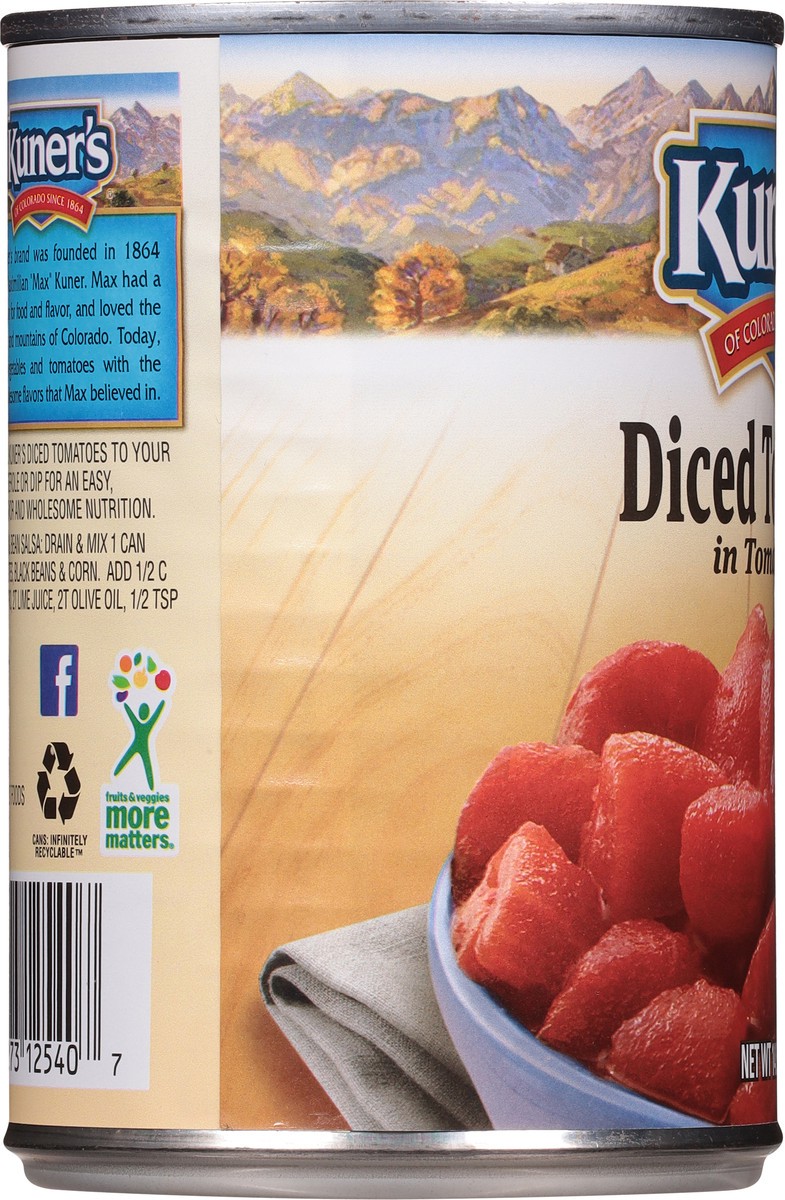 slide 4 of 9, Kuner's Diced Tomatoes in Tomato Juice 14.5 oz, 14.5 oz