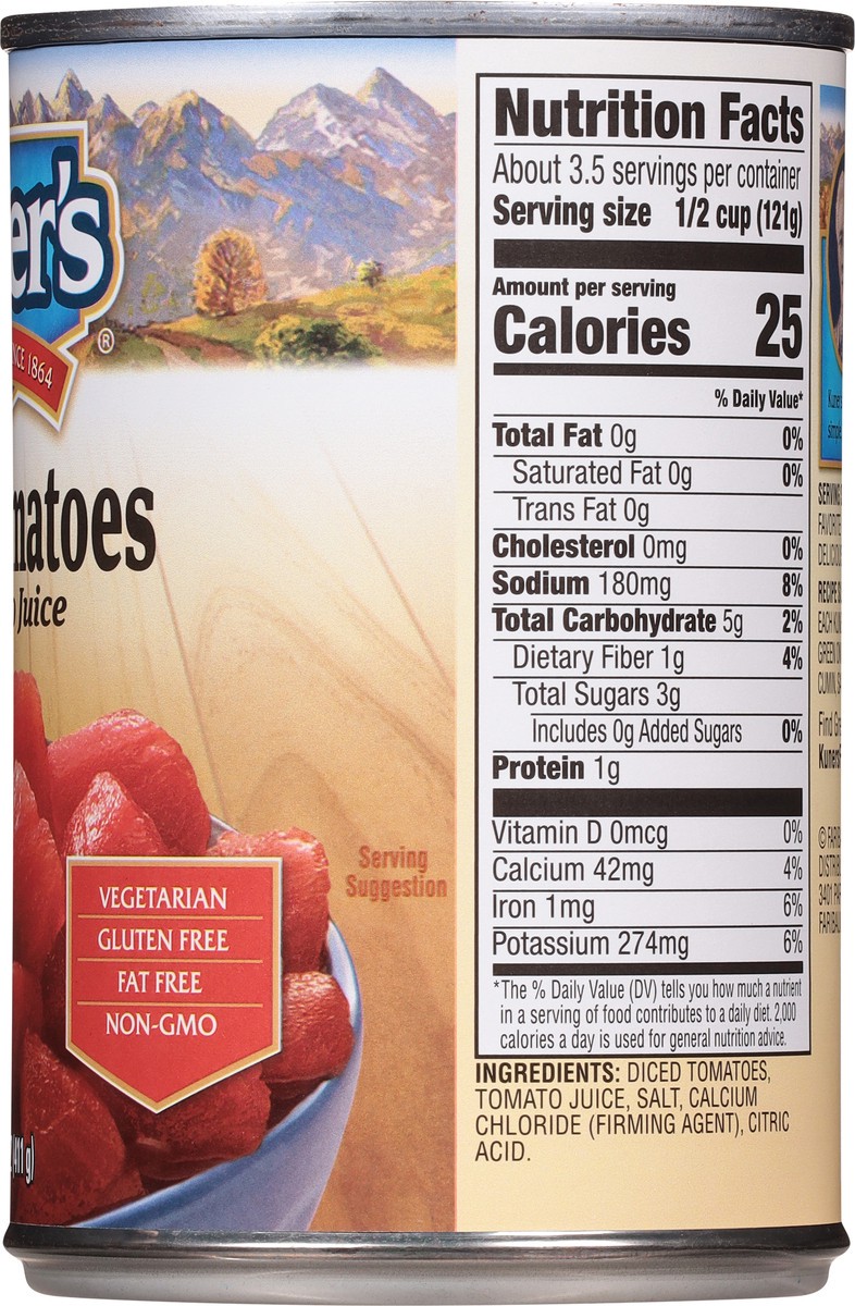 slide 3 of 9, Kuner's Diced Tomatoes in Tomato Juice 14.5 oz, 14.5 oz