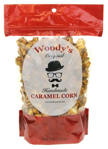 slide 1 of 1, Woody's Original Handmade Caramel Corn, 7.5 oz